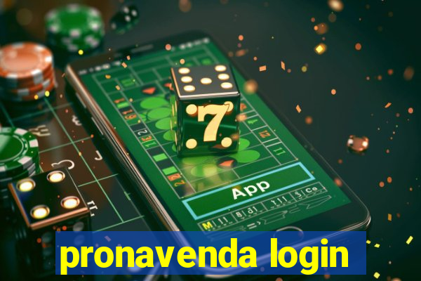 pronavenda login